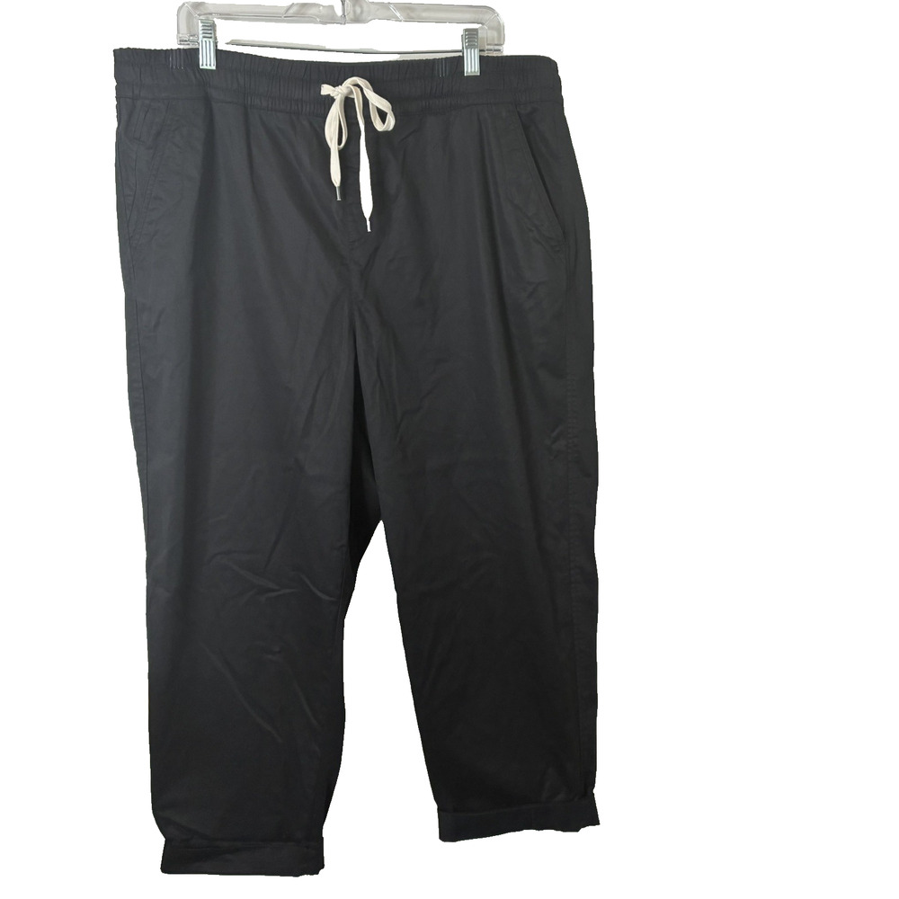 Lane Bryant NWT Women's Black Mid-Rise Pull-On Ankle Pants Size 18